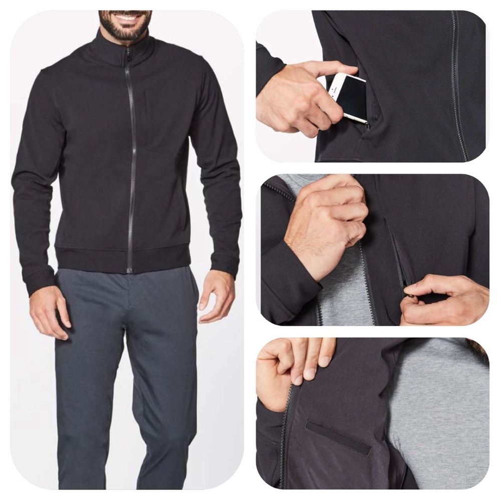 Lululemon men’s M black Sojourn Jacket